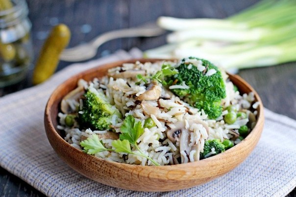 Рис с овощами, Основные блюда (рецепты)