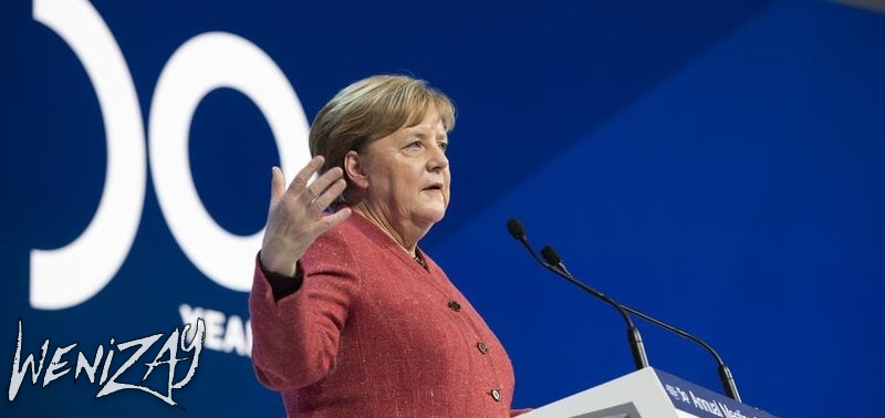 Меркель в Давосе заговорила о проблеме беженцев, Европа (новости)